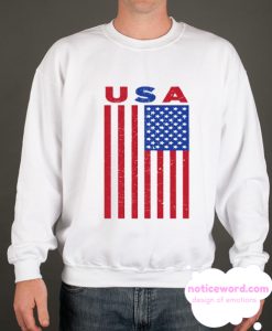 USA Flag smooth Sweatshirt