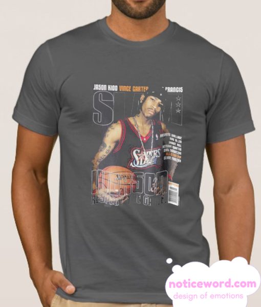 Allen Iverson Slam Cover Allen Iverson Allen Iverson Shirt Slam Shirt Basket Ball Shirt, Cover Shir, Legend AI smooth T Shirt