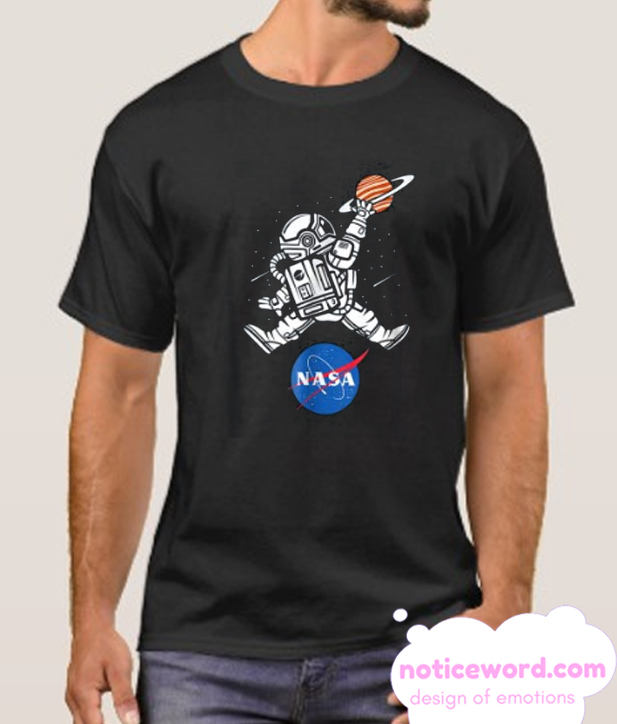 Astronaut Basketball NASA smooth T Shirt