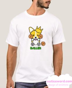 BAsketball Dog Movie smooth T Shirt