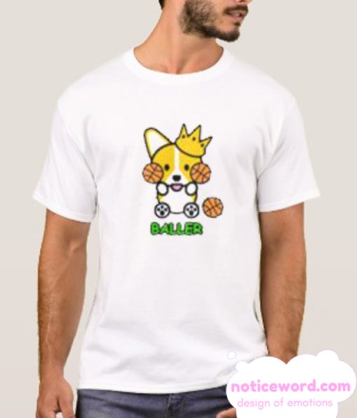 BAsketball Dog Movie smooth T Shirt