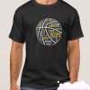 Baketball Metallic Hoops smooth T Shirt