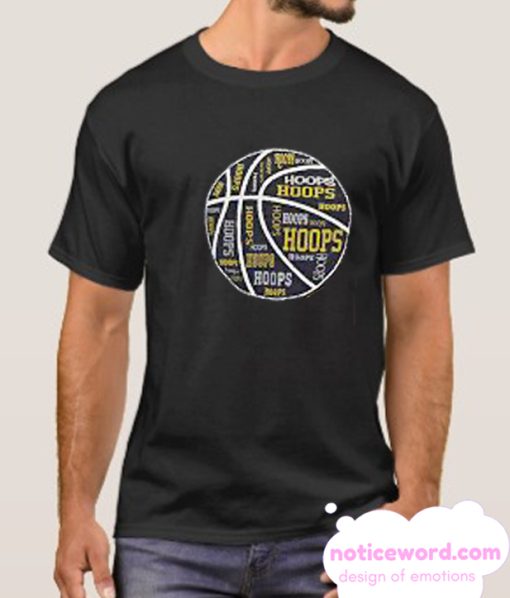 Baketball Metallic Hoops smooth T Shirt