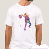 Basketball girl, watercolor basketball girl Premium Scoop smooth T Shirt