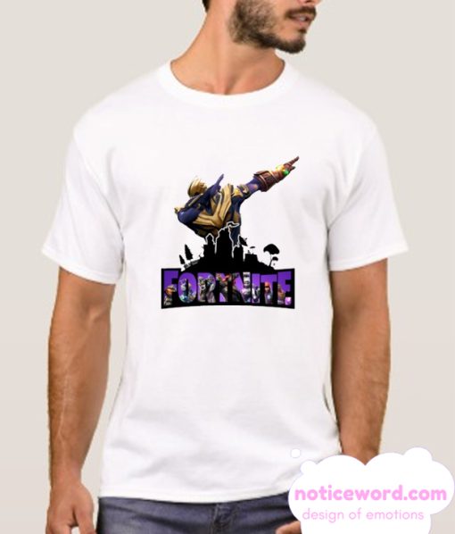 Dabbing Thanos Fortnite smooth T Shirt