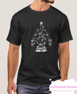 Flamingo Christmas Tree smooth T Shirt