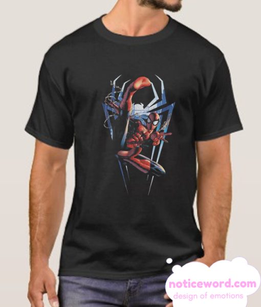 Flying Kick Spiderman smooth T Shirt