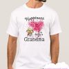 Happiness Is Being A Grandma smooth T Shirt.