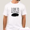 I LOVE TO PRO-CAT-STINATE CAT smooth T Shirt