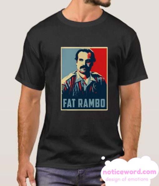 Jim Hopper Fat Rambo Stranger Things 3 smooth T Shirt