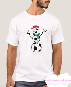 Soccer Snowman smooth T Shirt