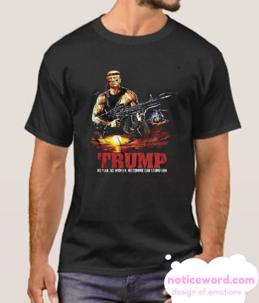 TRUMP RAMBO PARODY smooth T Shirt