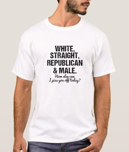 white straight republican and male smooth T Shirt