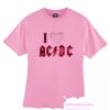 ACDC - I Heart ACDC T Shirt