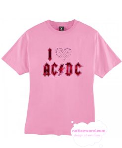 ACDC - I Heart ACDC T Shirt