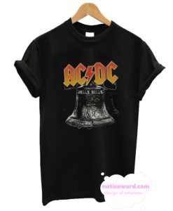 Acdc - Hells Bells - Heather Ringer T Shirt