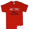 Acdc - High Voltage Stencil T Shirt