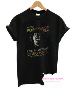 Acdc - Powerage Tour T Shirt