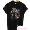 Batman Arkham Knight Harley Quinn Posing With Red Dice T Shirt