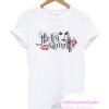 Batman Arkham Knight Video Game Harley Quinn Bat Lips T Shirt