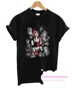 Batman Comic Book Harley Quinn And The Bad Girls T Shirt