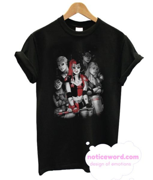 Batman Comic Book Harley Quinn And The Bad Girls T Shirt