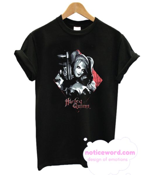 Batman Harley Quinn Diamond & Pistol T Shirt