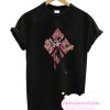 Batman - Harley Quinn (Diamonds) - Heather Ringer T Shirt