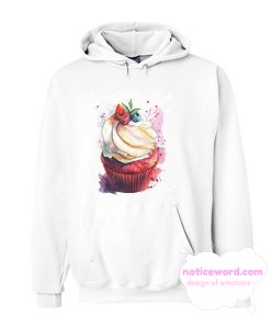 Cake with cream smooth Hoodie