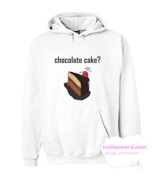 Chocolate Cake with Strawberry smooth Hoodie