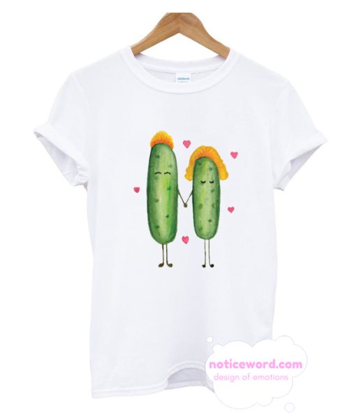 Cucumber Couple Lovers T Shirt