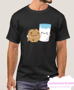 Cute Cookie And Milk Friends T Shirt