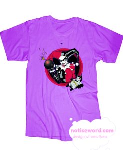 DC Comics Harley Quinn Dolly Mens Purple T-Shirt