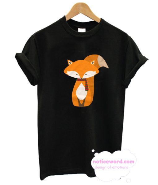 Fox Wintery Holiday Design T Shirt