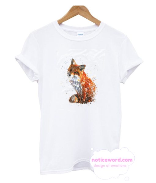 Fox watercolor T Shirt