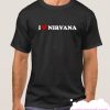 Gildan I Love Nirvana Missy smooth T Shirt