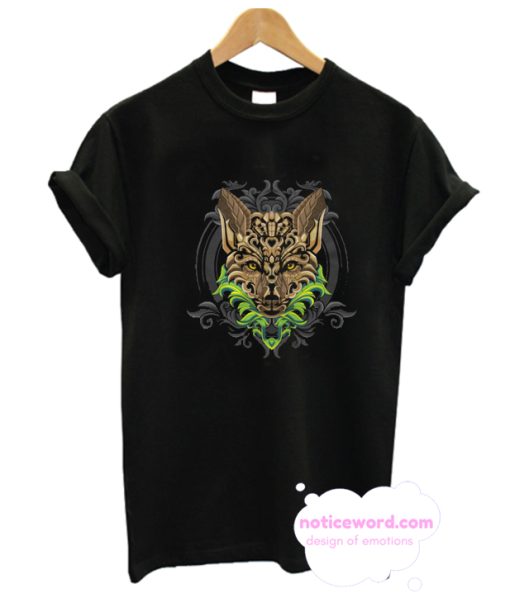 Golden Fox ornate T Shirt