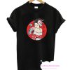 Japanese geisha samurai girl kitsune fox mask vintage art shirt