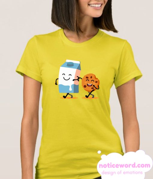 Milk And Cookie Walking Together T Shirt