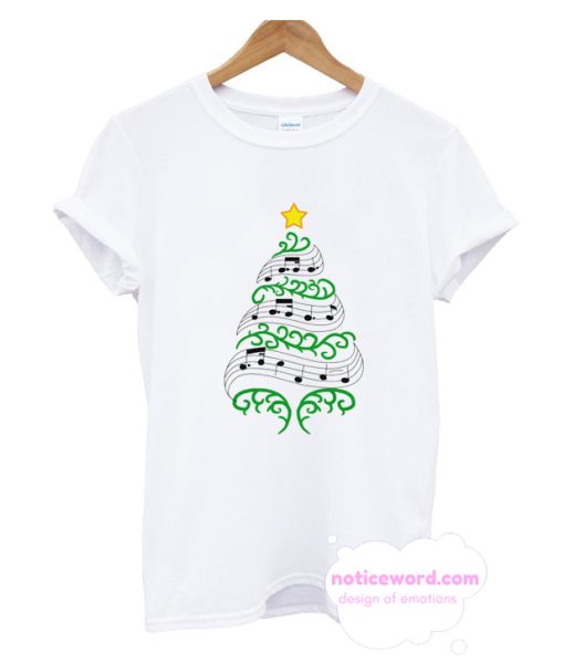 Musical Notes Christmas T Shirt