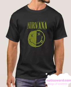 New World Nirvana Mens Graphic Crew Neck smooth T Shirt