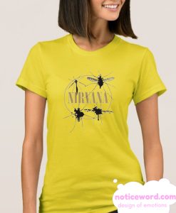 Nirvana Dragonflies Circle Adult smooth T Shirt