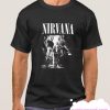 Nirvana Group Standing Black & White Photo smooth T Shirt