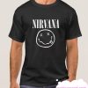 Nirvana Smiley Face Logo smooth T Shirt