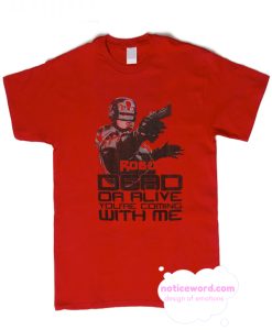 Robocop Dead Or Alive Cherry Tri Blend T Shirt