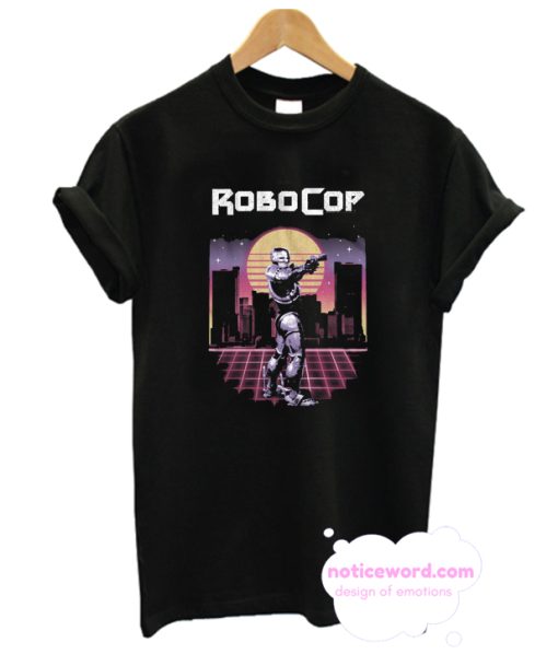 Robocop Synthwave Cop T Shirt