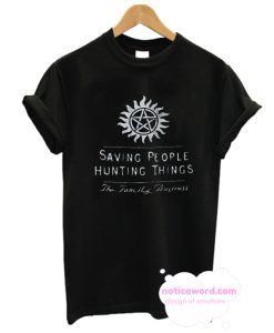 Supernatural Saving People Hunting Things Under Sun Symbol T Shirt