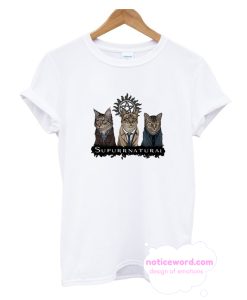 Supurrnatural Cat Supernatural TV Series Parody Tshirt