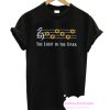 The Light in the Dark Musical Notes T Shirt