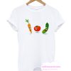 Tomato Carrot Cucumber Doodle T Shirt